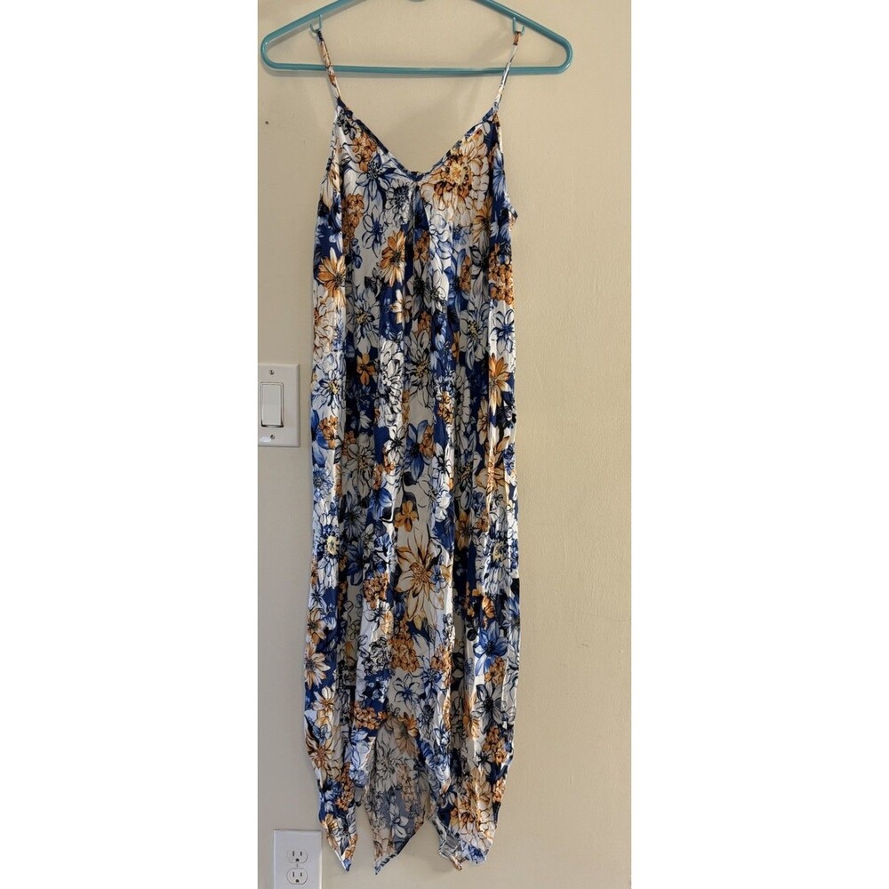 Label by 5 Twelve Women’s Floral Handkerchief Hem Dress Multicolor Sleeveless S - Picture 1 of 6